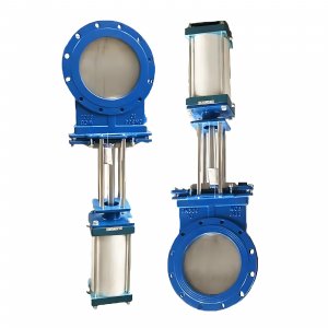 氣動(dòng)刀閘閥：PZ673Y-16C，DN250，介質(zhì)灰渣混