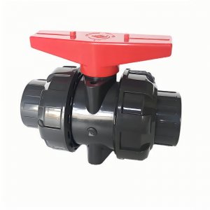 帶平臺的UPVC承插球閥，可加裝電氣動執(zhí)行